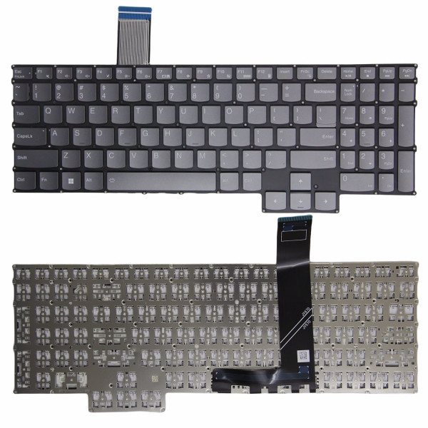 By Lenovo Legion 5 Pro 16ARH7 16ARH7H 16IAH7 16IAH7H, teclado cinzento dos EUA at pcspare.com — Global Laptop Parts Center