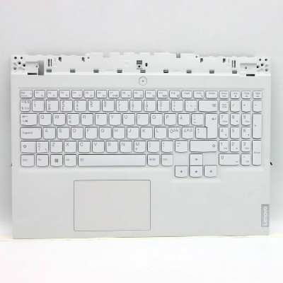 Lenovo Legion 5 15ITH6 5CB1D12377 white backlit Norwegian NE NR keyboard palmrest