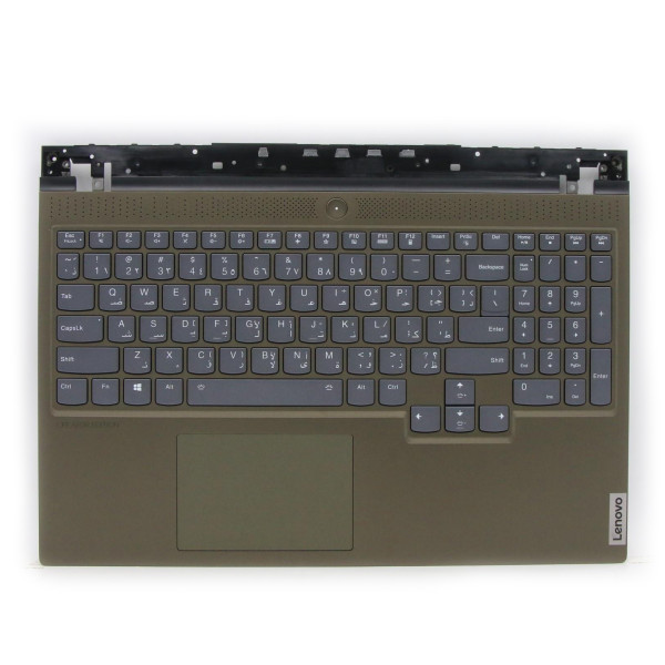 By Lenovo Legion 7-15IMH05 81YT little brown 7-color backlit Arabic AR keyboard palmrest at pcspare.com — Global Laptop Parts Center
