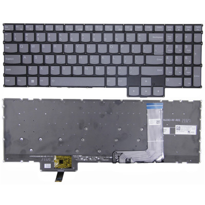 Lenovo Legion 7 16IRX9 - Tipo 83FD, grigio RGB retroilluminato US tastiera