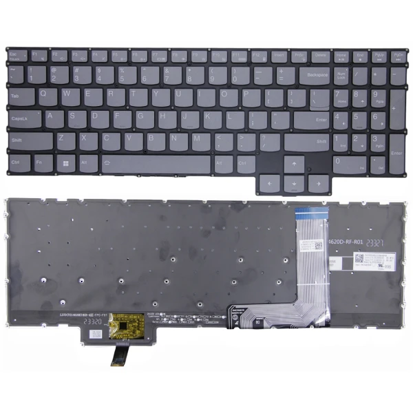 By Lenovo IdeaPad Herné 3 16IAH7 16ARH7 15IAH7 15ARH7 šedá RGB backlit US klávesnica at pcspare.com — Global Laptop Parts Center