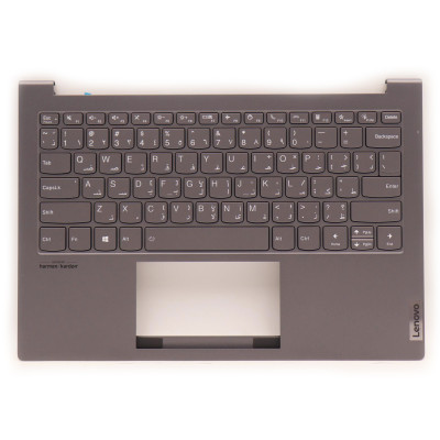 Lenovo ThinkBook 13x ITG 5CB1C93627 Gray backlit Arabic AR keyboard palmrest