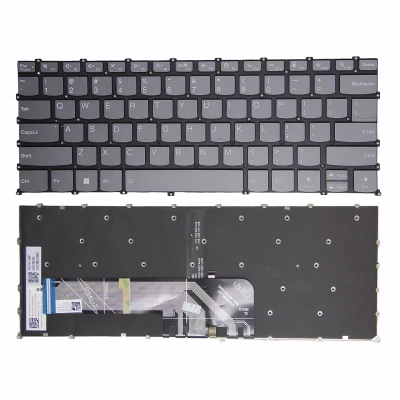 by Lenovo V14 G2 ITL ALC, V14 G3 ABA, V14 G4 IAH, szürke háttérvilágítású US billentyűzet on pcspare.com - Global Laptop Parts Center