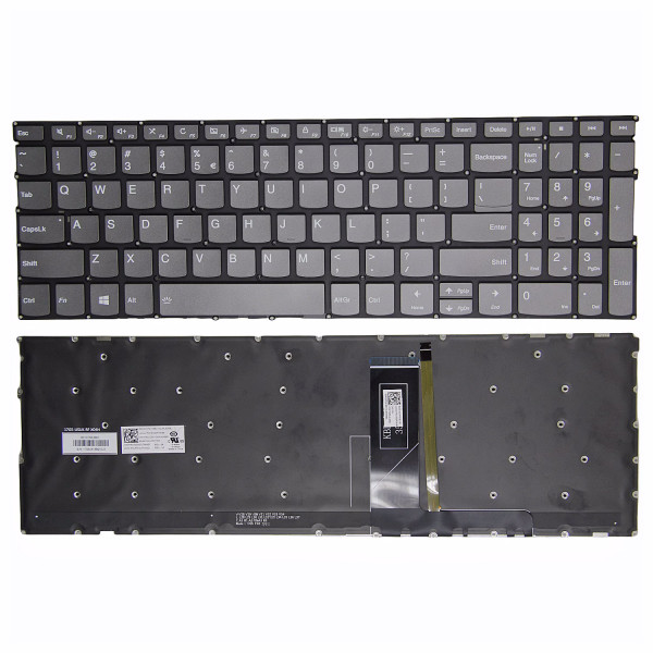 By Lenovo yoga C740-15IML, C940-15IRH, S740-15IRH, yoga 9 15IMH5, gray backlit US keyboard lock at pcspare.com — Global Laptop Parts Center