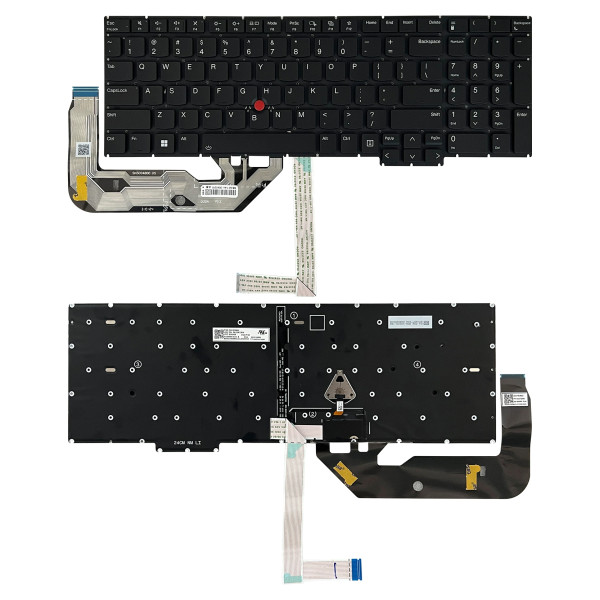 By Lenovo ThinkPad E16 Gen 3 Gen 4 / P16s Gen 3 Gen 4 tastiera backlit black US at pcspare.com — Global Laptop Parts Center