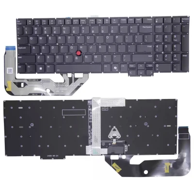 by Lenovo ThinkPad E16 Gen 3 Gen 4 / P16s Gen 3 Gen 4 podsvícený černý US klávesnice AI on pcspare.com - Global Laptop Parts Center