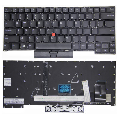 Lenovo ThinkPad P1 Gen 1 Gen 2, X1 Extreme Gen 1 Gen 2, T490S T495S tastiera retroilluminata US