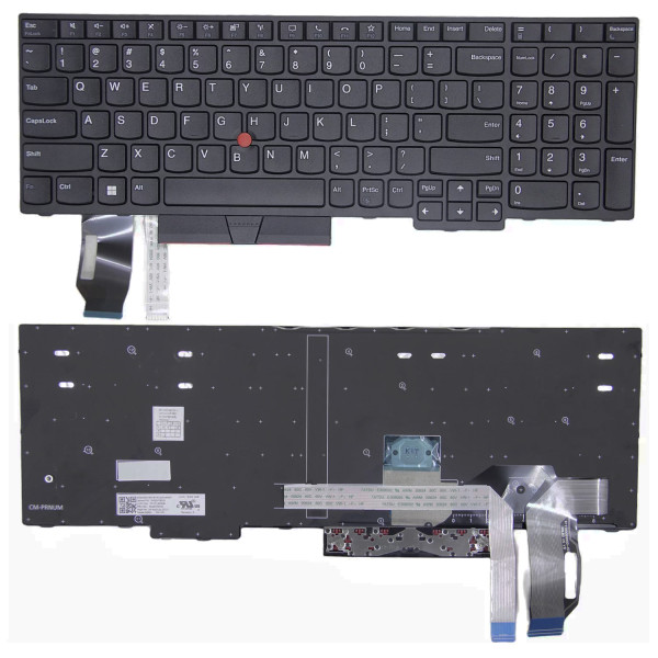 By Lenovo ThinkPad P52, P53, P53S black US keyboard original call at pcspare.com — Global Laptop Parts Center