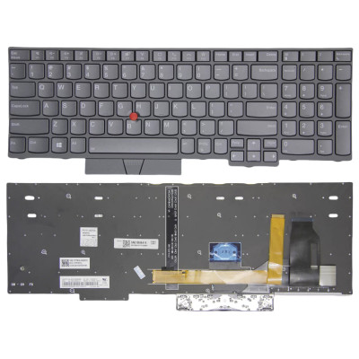 Lenovo ThinkPad P72, P73 gray backlit US keyboard original