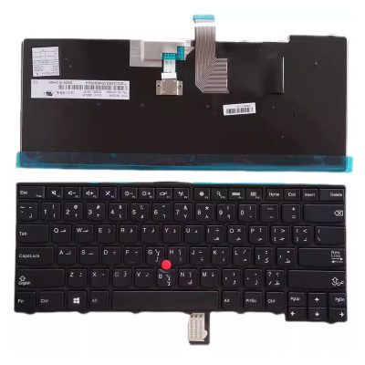 Lenovo ThinkPad T440 T440P T440E T440S trackpoint Arabic AR keyboard