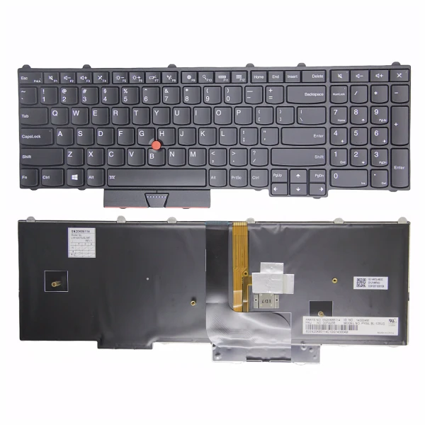 By Lenovo Thinkpad P50 P51 P70 P71 P70S backlit US tastatură at pcspare.com — Global Laptop Parts Center