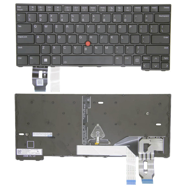 By Lenovo Thinkpad T14 Gen 6, L14 Gen 6, P14s Gen 6, teclado de EE.UU. retroiluminado at pcspare.com — Global Laptop Parts Center