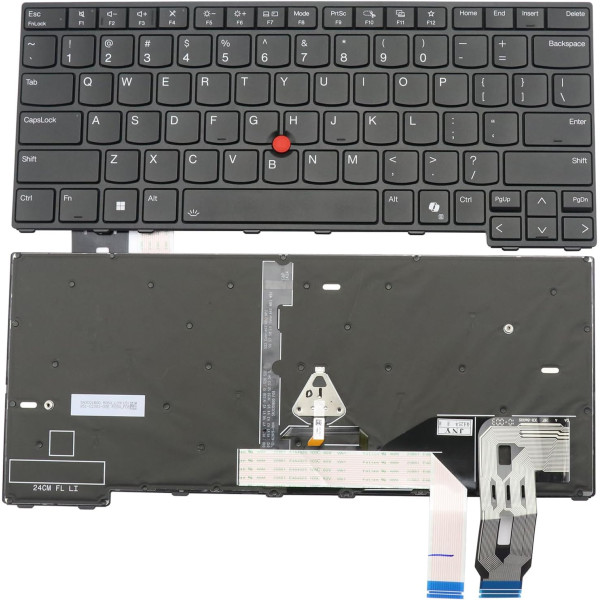 By Lenovo Thinkpad T14 Gen 6, L14 Gen 6, P14s Gen 6, подсветка клавиатуры США AI at pcspare.com — Global Laptop Parts Center