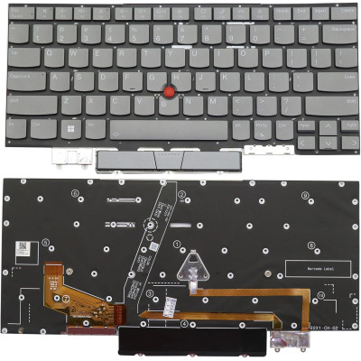 Lenovo Thinkpad X1 yoga 6o Gen 2021 retroiluminado teclado EUA