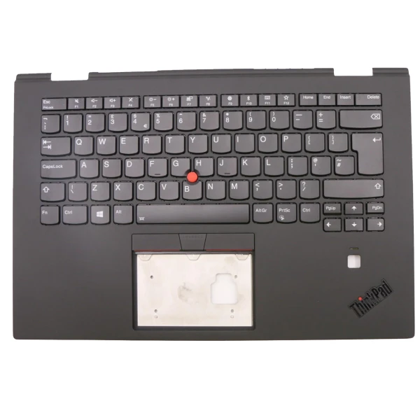 By Lenovo Thinkpad yoga X1 3rd 2018 01LX855 backlit UK keyboard palmrest at pcspare.com — Global Laptop Parts Center
