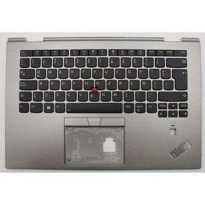 Lenovo X1 yoga 3rd Generation 01LX962 silver backlit Latin LA keyboard palmrest