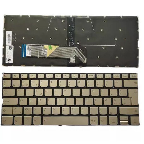 By Lenovo yoga 530-14ARR 530-14IKB 6-13ALC6 6-13ARE05 silver backlit Belgian BE keyboard at pcspare.com — Global Laptop Parts Center