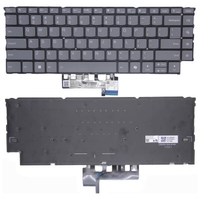 Lenovo yoga 9 2-in-1 14IMH9, yoga 9i 2-in-1 14IMH9, tastiera americana retroilluminata grigio