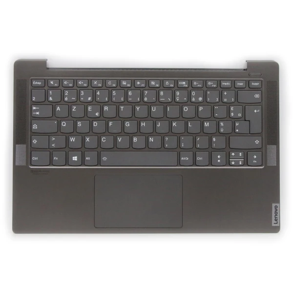 By Lenovo yoga S740-14IIL 5CB0U44084 Grijs metaal met achtergrondverlichting Frans FR toetsenbord handsteun at pcspare.com — Global Laptop Parts Center
