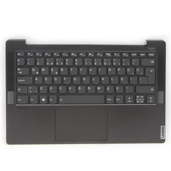 By Lenovo yoga S740-14IIL 5CB0U44105 Серый металлический подсветка турецкой TR клавиатуры Palmrest at pcspare.com — Global Laptop Parts Center