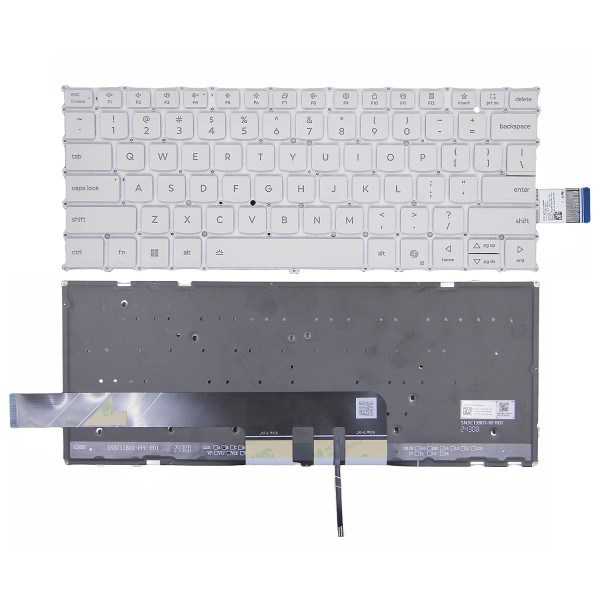 By Lenovo Yoga 7 2-in-1 14IPH11 14AGP11 14Q8Y11, white backlit US keyboard AI at pcspare.com — Global Laptop Parts Center