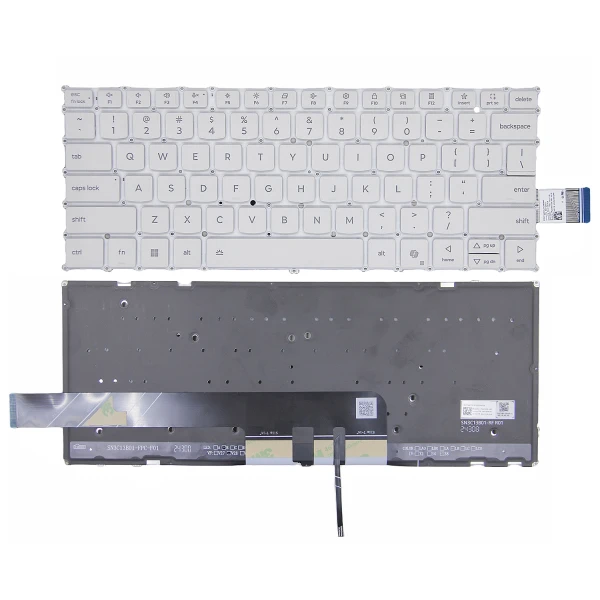 By Lenovo Yoga Slim 7 Ultra 14ILL11, balts ar apgaismojumu US klaviatūra AI at pcspare.com — Global Laptop Parts Center