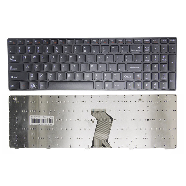 By Lenovo Z560, G570, G575, Z565, Z560A, G570A, G560, G565, black frame US keyboard at pcspare.com — Global Laptop Parts Center