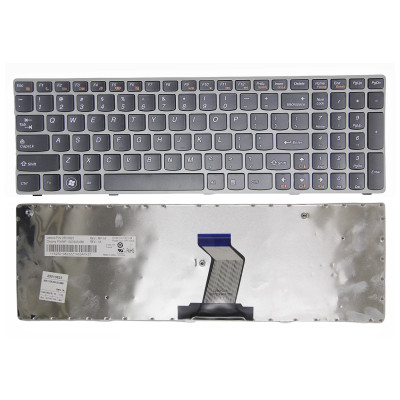 by Lenovo Z560, G570, G575, Z565, Z560A, G570A, G560, G565, gray frame US keyboard on pcspare.com - Global Laptop Parts Center