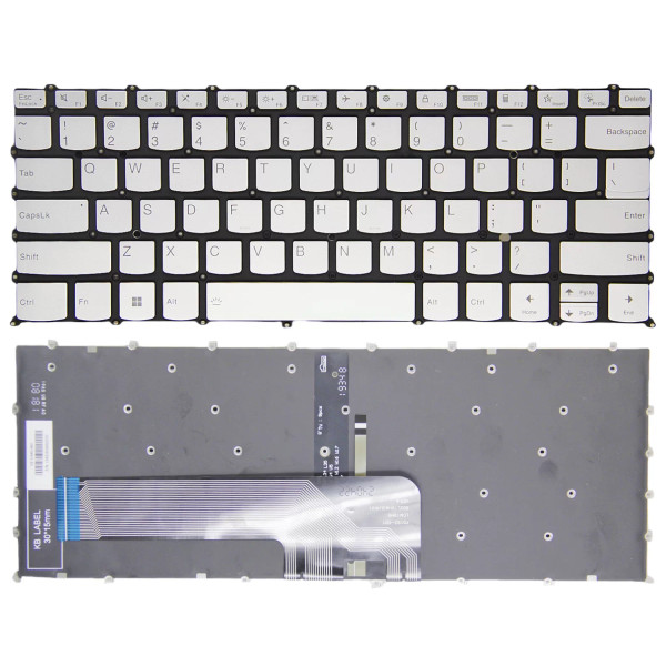 By Lenovo IdeaPad Slim 5 14AHP9 14IMH9 14IRU9 F10 запирает серебряную подсветку американской клавиатуры at pcspare.com — Global Laptop Parts Center