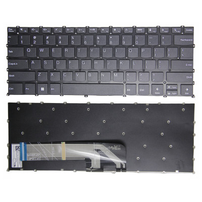 Lenovo ideapad 3 14ABA7, 5 14ABA7, 5 Pro-14ITL6, F10 رقم أسود US keyboard