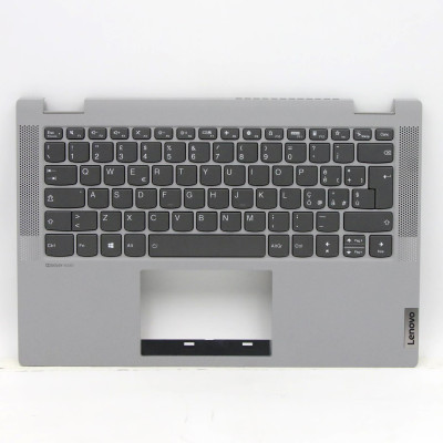 Lenovo ideapad Flex 5-14IIL05 5-14ITL05 Light gray backlit Italian IT keyboard palmrest