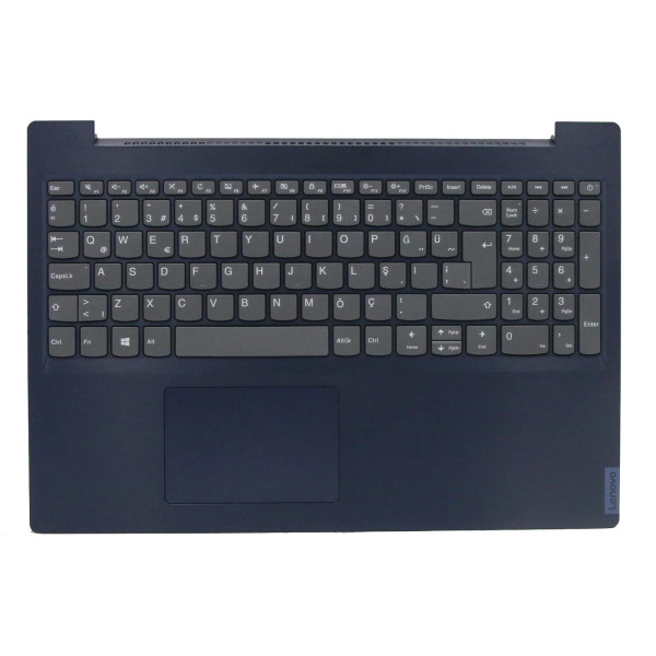 By Lenovo ideapad L340-15IWL L340-15API 5CB0X56048 blue Turkish TR keyboard palmrest at pcspare.com — Global Laptop Parts Center