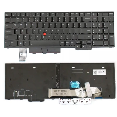 Lenovo thinkpad L15 Gen 1, thinkpad L15 Gen 2, zwart verlicht US toetsenbord origineel
