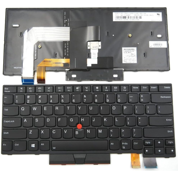 By Lenovo thinkpad T470 T480 A475 A485 with backlit trackpoint US keyboard original at pcspare.com — Global Laptop Parts Center