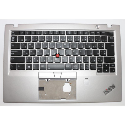 by Lenovo thinkpad X1 Carbon Gen 5 5th 2017 Kabylake CPU 01LX640 silver backlit Japanese JP keyboard palmrest on pcspare.com - Global Laptop Parts Center