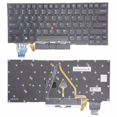Lenovo thinkpad X1 yoga 4. generał 2019, X1 yoga 5. generał 2020, podświetlony klawiatura USA oryginalny czarny-klucz
