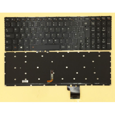 Lenovo Y50 Y50-70 U530 U530P-IFI black backlit UK keyboard original