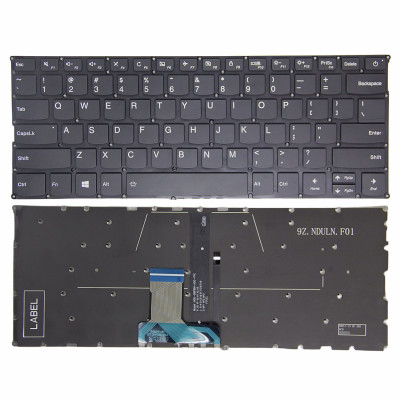 by Lenovo ideapad 320S-13IKB 720S-14IKB black power backlit US keyboard original on pcspare.com - Global Laptop Parts Center