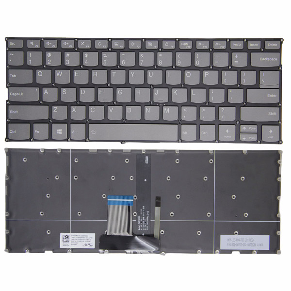 By Lenovo V720-14 6-14IKB V530S-14IKB gray delete backlit US keyboard original at pcspare.com — Global Laptop Parts Center