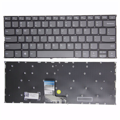 Lenovo Yoga 720-12IKB 720-13KBR gray power US keyboard OEM
