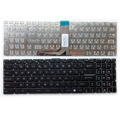 MSI Creator 17, A10SE, A10SF, A10SFS, A10SGS, B11UE, B11UH, B11UG, MS-17G3, MS-17M1, أسودسود أسود US keyboard