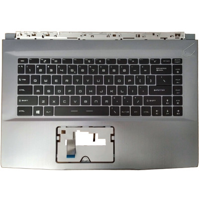 MSI GF65, MS-16R1, MS-16R3, MS-16R4, MS-16R5, MS-16R6, WP65, WF65, backlit US tastiera palmrest black key