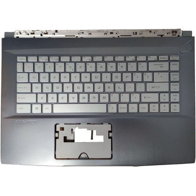 MSI GF65, MS-16R1, MS-16R3, MS-16R4, MS-16R5, MS-16R6, WP65, WF65, backlit US tastiera palmrest white key