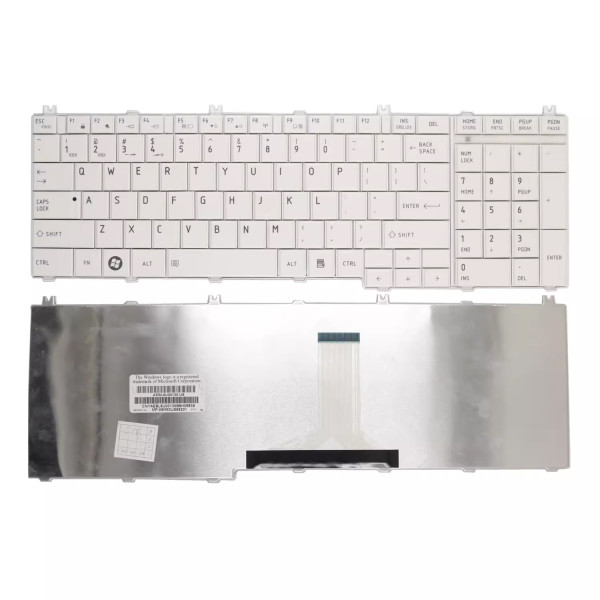 By Toshiba C650 L650 L660 L655 L750 L755 C655 C660 Weißglanz US-Tastatur original at pcspare.com — Global Laptop Parts Center