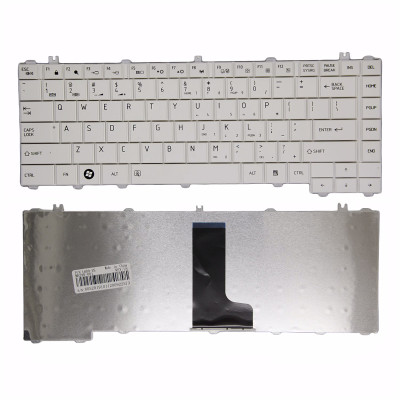 by Toshiba Satellite L600 L605 L630 L640D C600D C605 C640 C630 L605 white matte US keyboard OEM on pcspare.com - Global Laptop Parts Center
