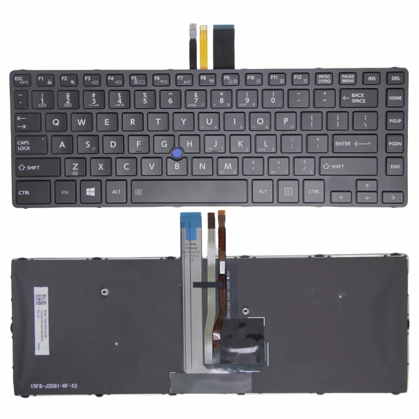 By Toshiba Tecra A40- C R40- C R30- C R30- B podsvícená americká klávesnice at pcspare.com — Global Laptop Parts Center