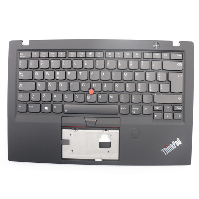 Thinkpad X1 Carbon 5th Gen X1C 2017 fingerprint backlit Italian IT keyboard palmrest
