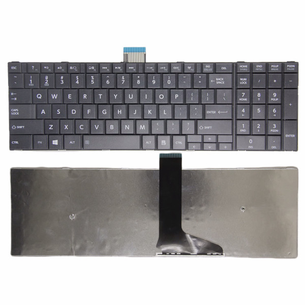 By Toshiba C55D-A C55DT-A C55T-A C50DT-A C50T-A C50D-A C50T-A черная клавиатура США нормальная OEM at pcspare.com — Global Laptop Parts Center