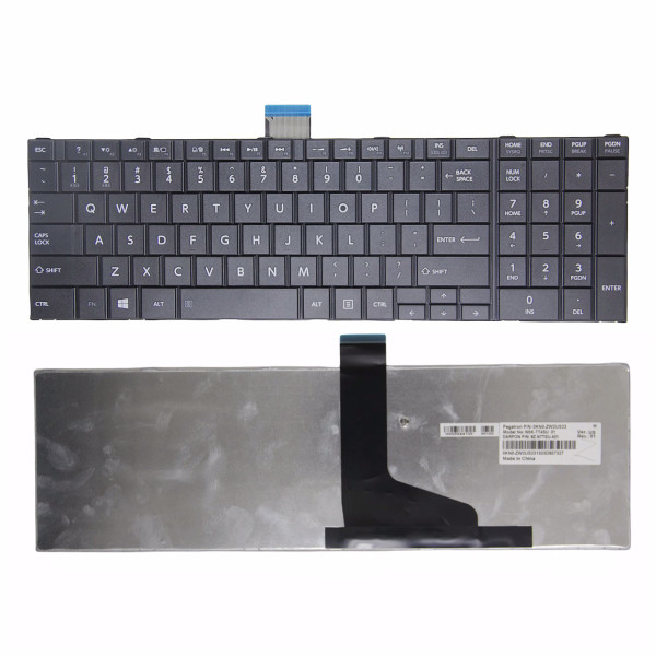 By Toshiba L850, C850D, C850, C870, L850D, L855, C855, L870, black US keyboard normal original at pcspare.com — Global Laptop Parts Center