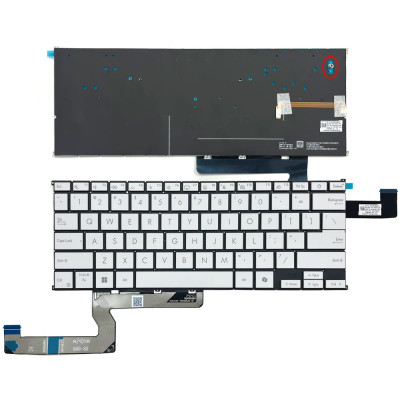 by ASUS Zenbook S14 UX5406A UX5406S UM5406G clavier américain rétroéclairé blanc à 1 vis on pcspare.com - Global Laptop Parts Center